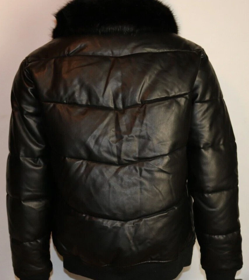 Sean John NEGRO Hombre Bombardero con Cuello Chaqueta, EE. UU. 2X-Grande Foto 4 de 4