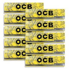 OCB Solaire King Size Slim Rolling Papers  Tips 32 Leaves Each 10 Booklets 