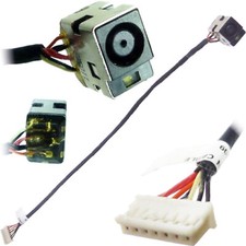 Genuine Laptop DC in Power Jack Port Connector Cable For HP CQ43 tbj