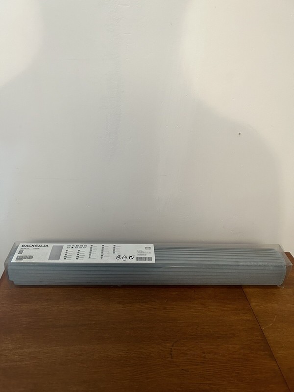 Ikea Backsilja Panel Curtain blue/gray