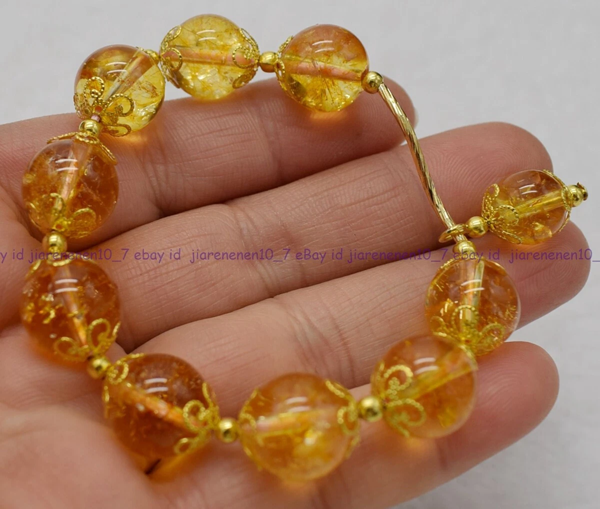 Citrine bracelet best sale ebay