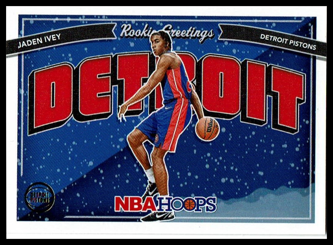 2022-23 Hoops Winter #5 Jaden Ivey Rookie Greetings