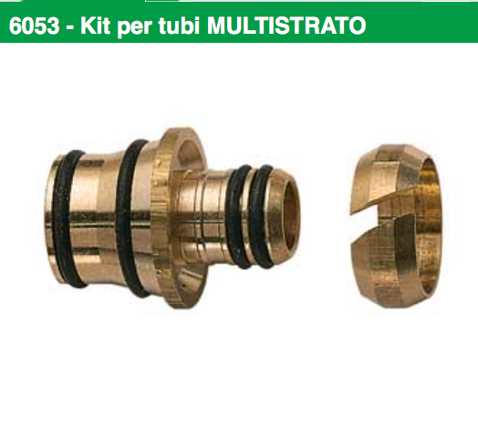 6053 58190 KIT ADATTATORE PER TUBO MULTISTRATO 16 X 2 FAR