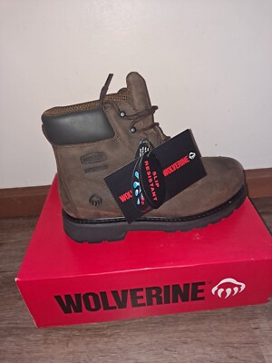 Wolverine Mens Mckay 6'' Waterproof Steel Toe Work Boot Brown - W05679 10ew Brown
