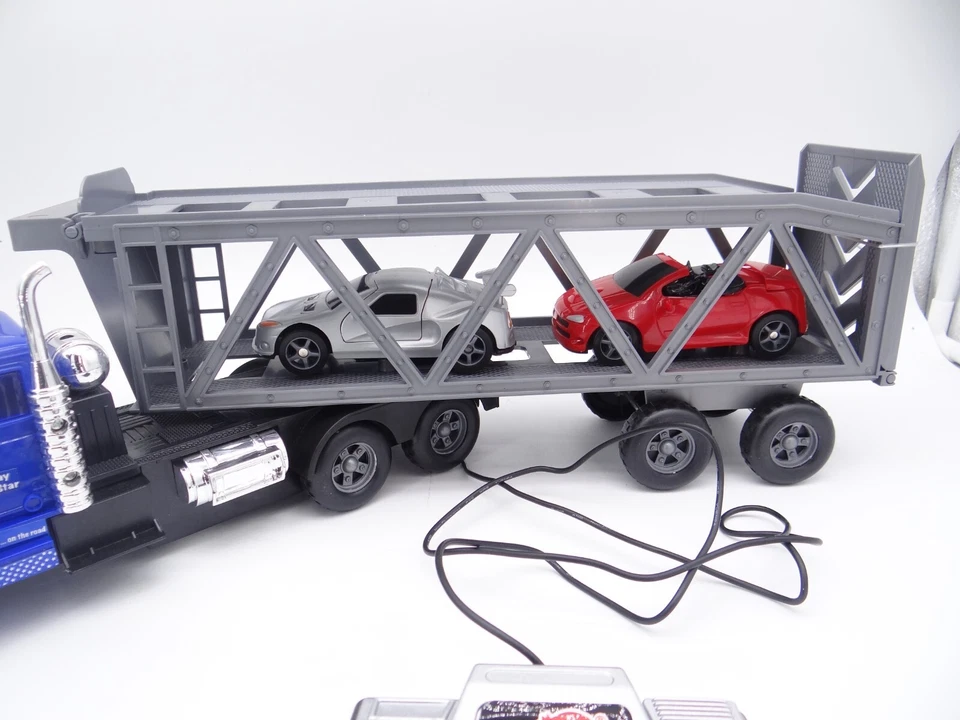 LKW Truck Transporter Kabel Ferngesteuert RC Radio Control Dickie 50cm NEU - Bild 4 von 4