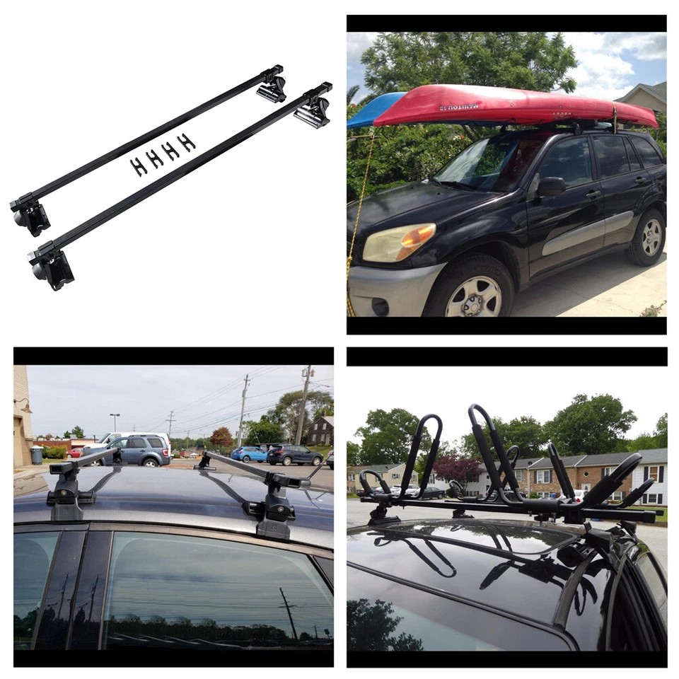 Sistema completo de portaequipajes de techo para Chevy Camaro 1993-2002 Suzuki Sidekick 1989-1995 Foto 2 de 4