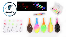 Salmoon Inline Spoon Komplett Set UV Forellen...