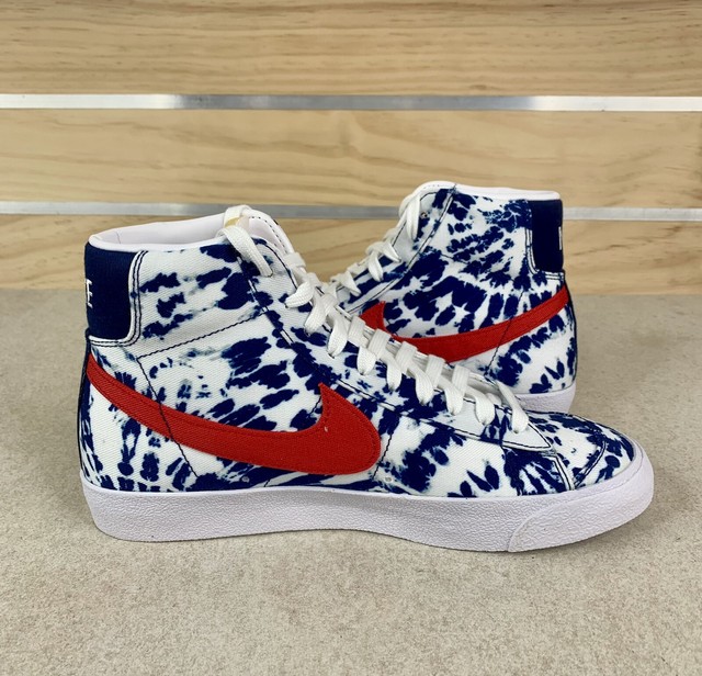 Size 10.5 - Nike Blazer Mid 77 Vintage Blue Tie-Dye 2020 for sale online | eBay