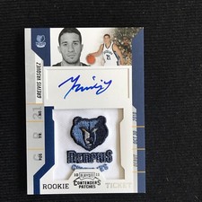 Greivis Vasquez 2010-11 Playoff Contenders Rookie Ticket Patch Auto #127