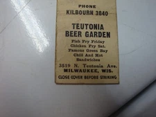 Teutonia Beer Garden. Milwaukee, WI 20s-40s