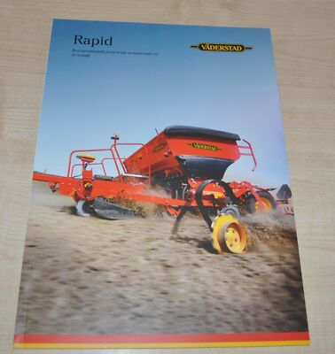Vaderstad Rapid Universal seeder Agricultural Machinery Brochure Prospekt