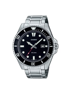 Casio MDV-107D-1A1VEF Herrenuhr Edelstahl CASIO TIMELESS COLLECTION schwarz