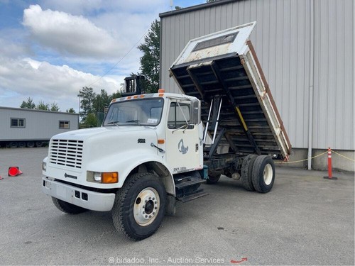 International 4700 5 Yard Truck Tractor Hydraulic Dump Bed PTO Automatic bidadoo
