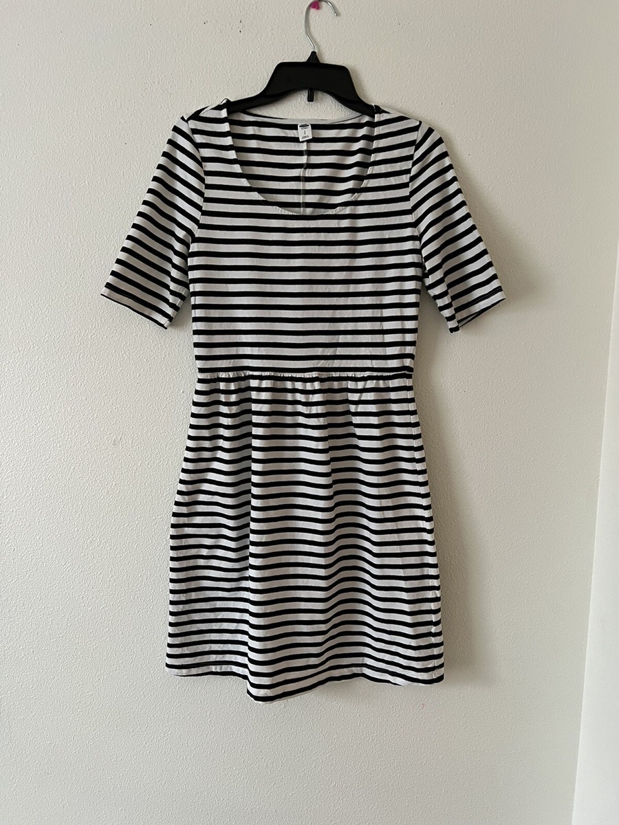 old navy striped fit and flare dress Fit & Flare Sleeveless Linen-Blend Midi Dress