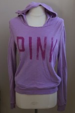 VICTORIAS SECRET PINK PINK / PURPLE HOODIE SWEATSHIRT XS