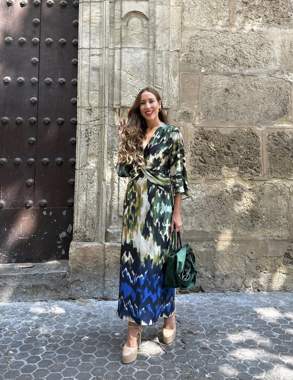 ZARA【NEW】FLOWING MIDI DRESS FLOWY MIDI DRESS - Brown | ZARA United States
