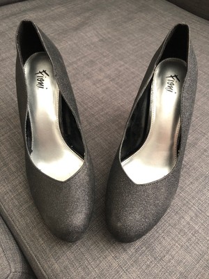black high heels size 2