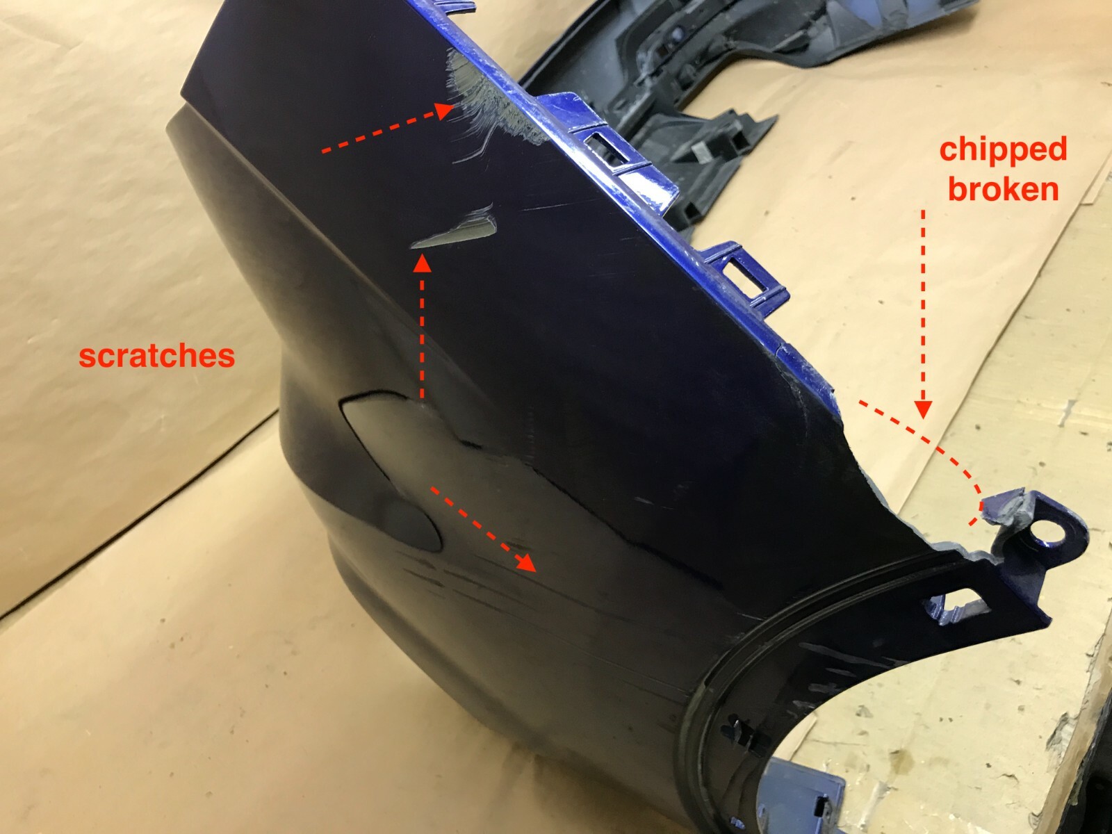 2019 2020 Maserati Levante GTS Rear Bumper Cover OEM M161 19 20