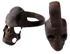 Ring WW2 Skull in military hat WWII Death head WWI Goth symbol Pendant Cosplay
