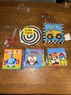 Lot of 5 Soft Books Plush Stuffed Animal Baby Toy Crinkle Sensory Development  — photo 1