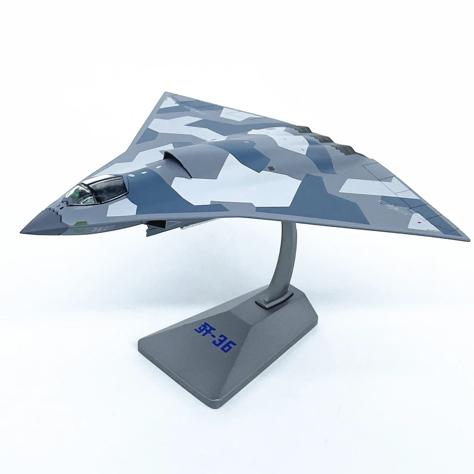 1/100 Scale Air Force J-36 Stealth Fighter Alloy Diecast Finished Figure Models - Image 3 of 4