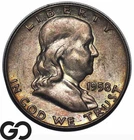 1958-D Franklin Half Dollar, Great Color