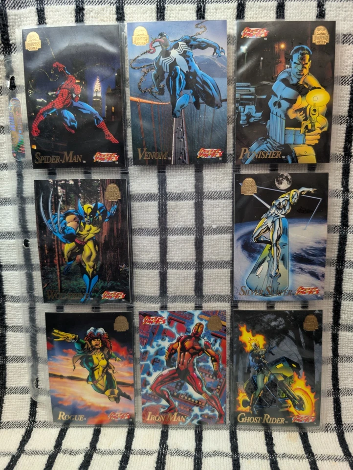 1994 年漫威宇宙系列 5 - 几乎完整底座套装(200 件 198 年)近乎完好/完好! — 第 2/4 张图片