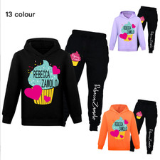 Kids T-Shirt Rebecca Zamolo Youtube Merch Hoodies Hooded Top Pant trousers Sets