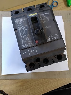Square D HDL36045 45A 3 Pole Circuit Breaker