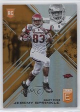 2017 Panini Elite Draft Picks Aspirations Orange Jeremy Sprinkle #170 0f6