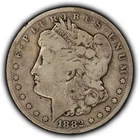1882-CC $1 Morgan Silver Dollar - Key Date Carson City - SKU-B5819