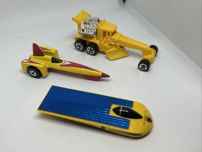 hot wheels konvolut sammlung Gelb Solar Eagle, Tricar X8, Street Cleaver