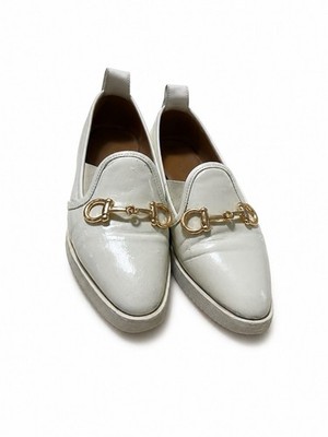 EVERLANE STREET SHOE WOMEN S 7 IVORY LEATHER SNEAKER LOAFERS  ARE MADE IN ITALY