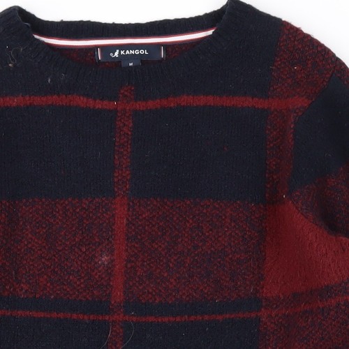 Kangol Men's Multicoloured Plaid Pullover Jumper, Size M - Picture 9 of 12