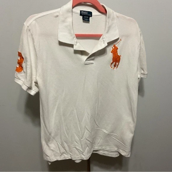 Polo Ralph Lauren White Short Sleeve Polo Shirt Size XL - Image 2 of 4