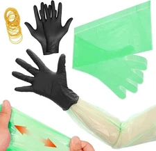 Field Dressing Gloves for Deer Hunting - Disposable and Nitrile, 100 Count