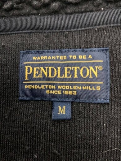PENDLETON/Fleece Jacket/M/Polyester/Black/Interio… - image 3