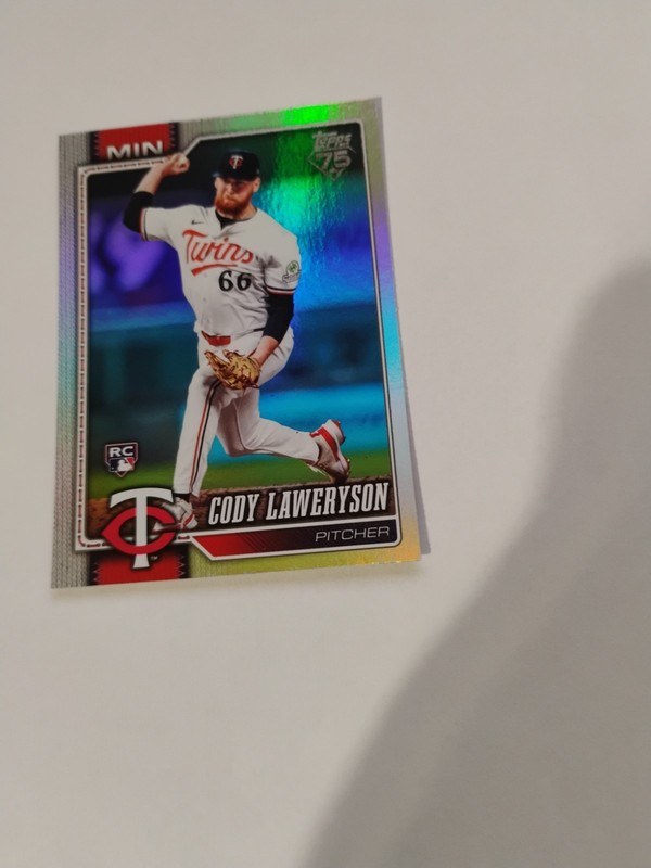 2026 Topps Rainbow Foil #608 Cody Laweryson Minnesota Twins RC