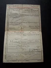 WW1 1919 Military Discharge Certificate Durham Light Infantry William Campbell