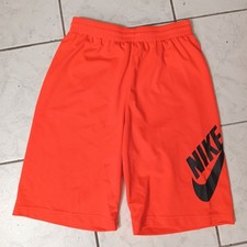 Nike SB Dri-FIT Shorts Kids XL 13-15 Orange Skateboarding Activewear