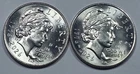 1776-2026 P D Emerging Liberty Dime 1 Set P&D   BU From mint roll.  2 coin sale.