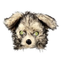Wolf Halbmaske Aus PlüSch - Bezaubernde PlüSchmaske Im Stil Eines Kuscheltiers