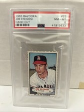 1965 Topps Bazooka Hand Cut #22 Jim Fregosi Los Angeles Angels PSA 8