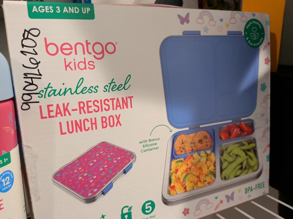 Lancheira e caneca duráveis de aço inoxidável - hermética, amigável para crianças e à prova de vazamentos  - Imagem 3 de 3