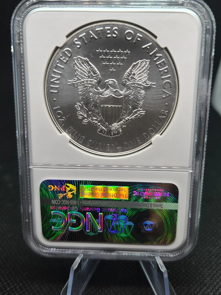 2016 American Silver Eagle | NGC MS70 | Early Releases | “Eagle 30th Anniversary - Image 2 of 4