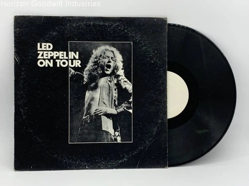 Led Zeppelin On Tour Unofficial Release Vinyl Record Berkley Records B2025 (F/P)