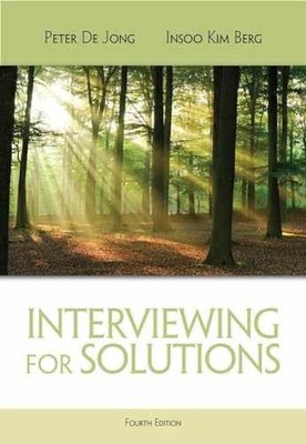Interviewing for Solutions (HSE 123 - Paperback, by De Jong Peter - Acceptable