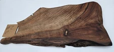 Walnut rare Bastogne live edge (some faux edge) slab w/handle