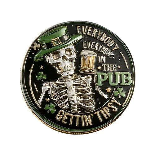 Saint Patrick's Day Memorabilia Irish Heritage Commemorative Coin Uncirculated