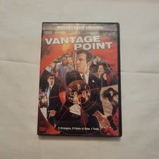 Vantage Point DVD 2008 Widescreen Edition Dennis Quaid Forest Whitaker